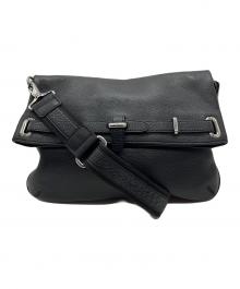 PELLE MORBIDA（ペッレモルビダ）の古着「ショルダーバッグ」｜ブラック
