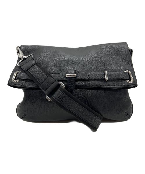 PELLE MORBIDA（ペッレモルビダ）PELLE MORBIDA (ペッレモルビダ) ショルダーバッグ ブラックの古着・服飾アイテム