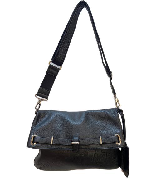 PELLE MORBIDA（ペッレモルビダ）PELLE MORBIDA (ペッレモルビダ) ショルダーバッグ ブラックの古着・服飾アイテム