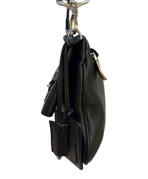 PELLE MORBIDA（ペッレモルビダ）PELLE MORBIDA (ペッレモルビダ) ショルダーバッグ ブラックの古着・服飾アイテム