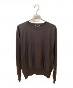 AURALEEオーラリー）の古着「ELASTIC HIGH GAUGE SWEAT」｜ブラウン
