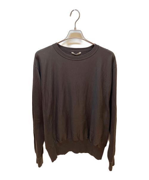 AURALEE（オーラリー）AURALEE (オーラリー) ELASTIC HIGH GAUGE SWEAT ブラウン サイズ:SIZE 5の古着・服飾アイテム
