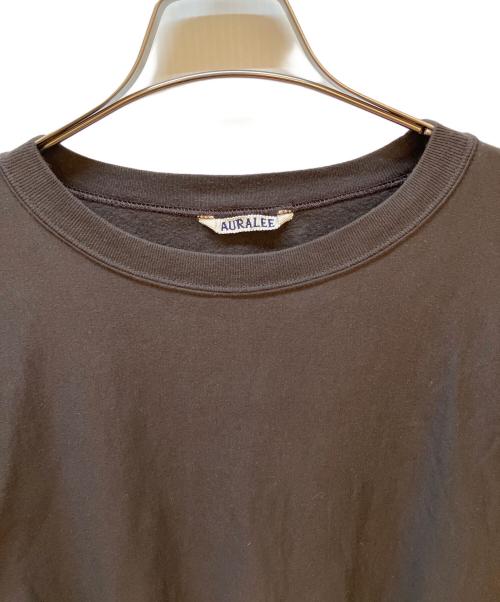 AURALEE（オーラリー）AURALEE (オーラリー) ELASTIC HIGH GAUGE SWEAT ブラウン サイズ:SIZE 5の古着・服飾アイテム