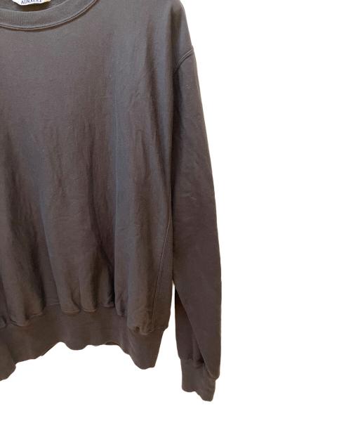 AURALEE（オーラリー）AURALEE (オーラリー) ELASTIC HIGH GAUGE SWEAT ブラウン サイズ:SIZE 5の古着・服飾アイテム