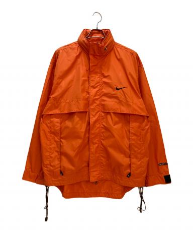 中古・古着通販】NIKE (ナイキ) ナイロンジャケット オレンジ サイズ