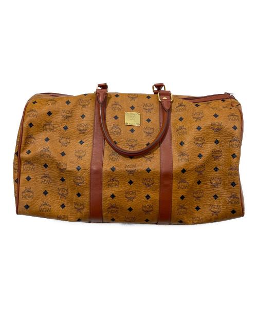 MCM（エムシーエム）MCM (エムシーエム) ボストンバッグ ブラウンの古着・服飾アイテム