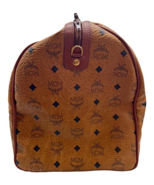 MCM（エムシーエム）MCM (エムシーエム) ボストンバッグ ブラウンの古着・服飾アイテム
