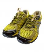 asicsアシックス）の古着「ローカットスニーカー」｜イエロー×ブラウン