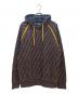 FENDI（フェンディ）の古着「プルオーバーパーカー」｜イエロー×ブラウン