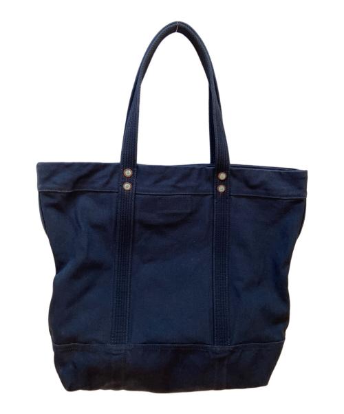 POLO RALPH LAUREN（ポロ・ラルフローレン）POLO RALPH LAUREN (ポロ・ラルフローレン) トートバッグ ネイビーの古着・服飾アイテム