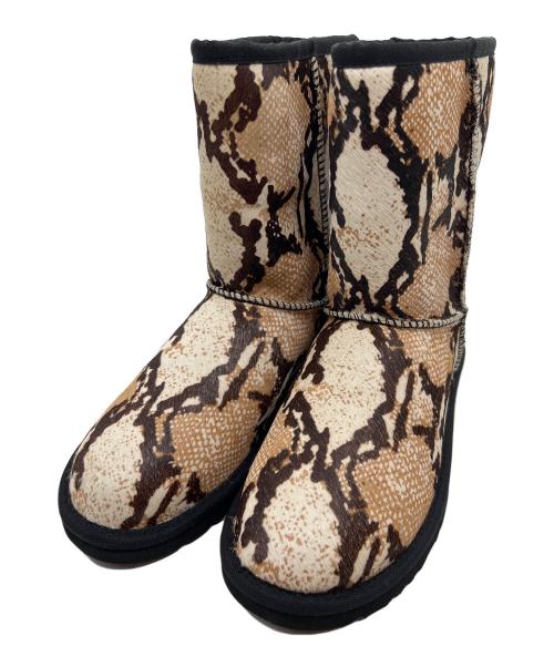 UGG（アグ）UGG (アグ) ムートンブーツ ブラック×ブラウン サイズ:23 未使用品の古着・服飾アイテム