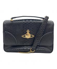 Vivienne Westwood（ヴィヴィアンウエストウッド）の古着「ショルダーバッグ」｜ゴールド×ブラック
