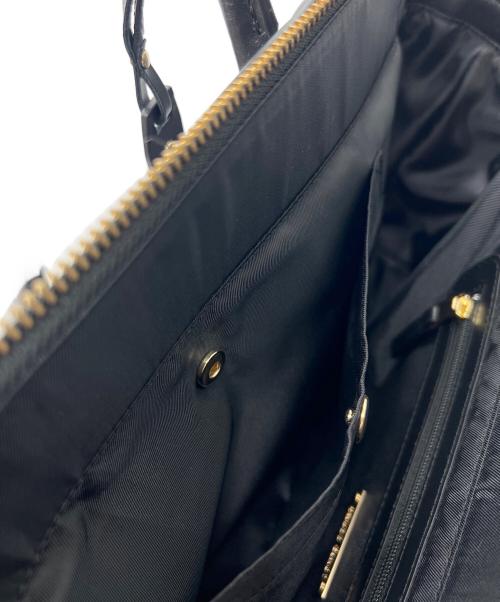 CROSS CLASS（クロスクラス）CROSS CLASS (クロスクラス) キルティングレザートートバッグ ブラックの古着・服飾アイテム