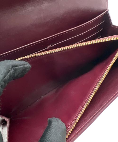 LOUIS VUITTON（ルイ ヴィトン）LOUIS VUITTON (ルイ ヴィトン) 長財布/ヴェルニ• ポルトフォイユ・サラ アマラントの古着・服飾アイテム