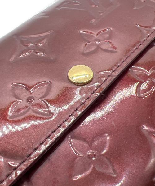 LOUIS VUITTON（ルイ ヴィトン）LOUIS VUITTON (ルイ ヴィトン) 長財布/ヴェルニ• ポルトフォイユ・サラ アマラントの古着・服飾アイテム