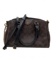 COACH（コーチ）の古着「2WAYバッグ」｜ブラウン