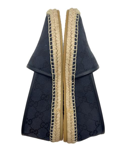 GUCCI（グッチ）GUCCI (グッチ) エスパドリーユ ブラック サイズ:37の古着・服飾アイテム