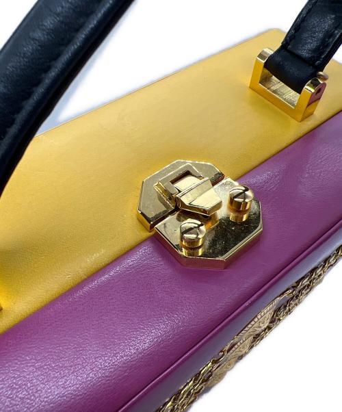 GIANNI VERSACE（ジャンニ・ヴェルサーチ）GIANNI VERSACE (ジャンニ・ヴェルサーチ) 2WAYバッグ/メデューサコイン ピンクの古着・服飾アイテム