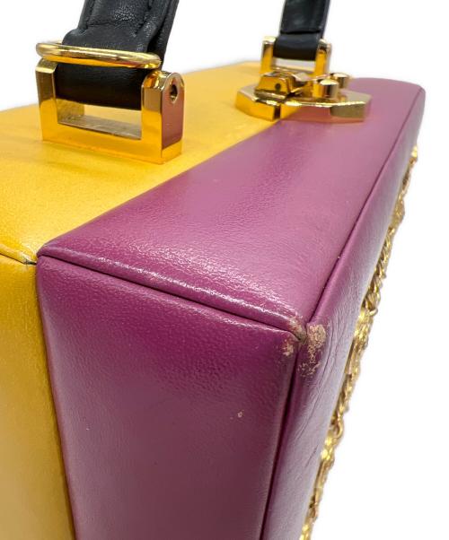 GIANNI VERSACE（ジャンニ・ヴェルサーチ）GIANNI VERSACE (ジャンニ・ヴェルサーチ) 2WAYバッグ/メデューサコイン ピンクの古着・服飾アイテム