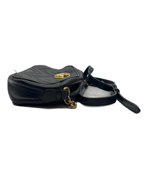 GUCCI（グッチ）GUCCI (グッチ) ショルダーバッグ/GG･マーモントスモールショルダー ブラックの古着・服飾アイテム