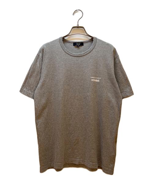 COMME des GARCONS HOMME（コムデギャルソン オム）COMME des GARCONS HOMME (コムデギャルソン オム) 半袖カットソー ライトグレー サイズ:Sの古着・服飾アイテム