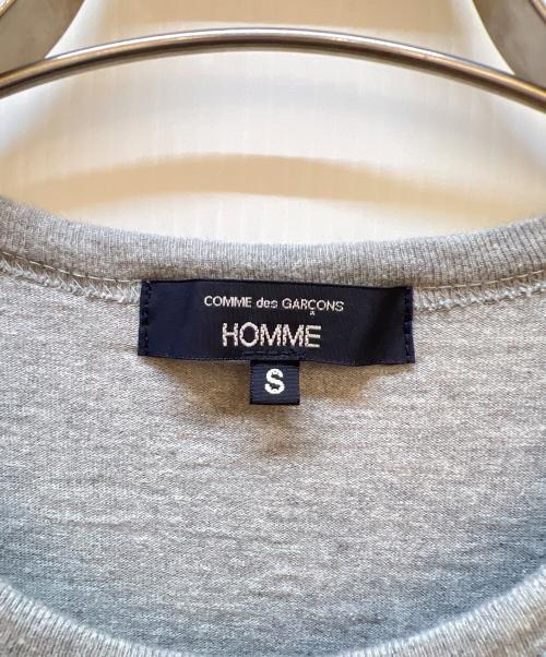 COMME des GARCONS HOMME（コムデギャルソン オム）COMME des GARCONS HOMME (コムデギャルソン オム) 半袖カットソー ライトグレー サイズ:Sの古着・服飾アイテム