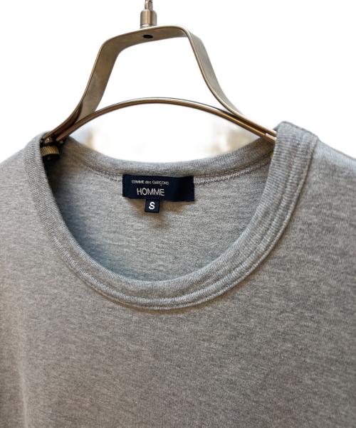 COMME des GARCONS HOMME（コムデギャルソン オム）COMME des GARCONS HOMME (コムデギャルソン オム) 半袖カットソー ライトグレー サイズ:Sの古着・服飾アイテム