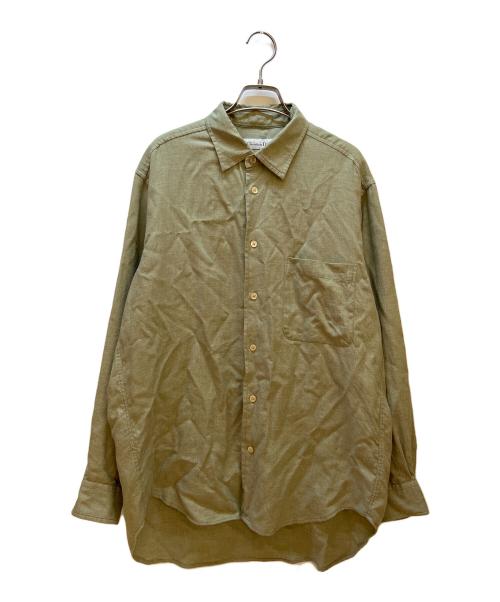 Christian Dior（クリスチャン ディオール）Christian Dior (クリスチャン ディオール) 長袖シャツ 黄緑 サイズ:Lの古着・服飾アイテム