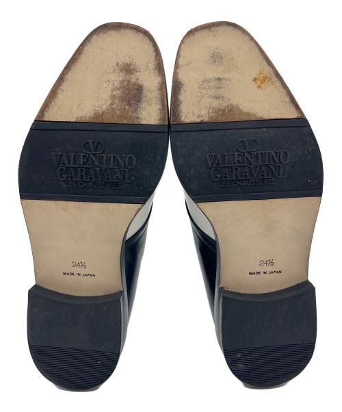 VALENTINO GARAVANI（ヴァレンティノ・ガラヴァーニ）VALENTINO GARAVANI (ヴァレンティノ・ガラヴァーニ) レザーシューズ ブラック×ホワイト サイズ:24.5の古着・服飾アイテム