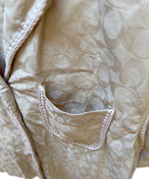 COACH（コーチ）COACH (コーチ) 半袖シャツ ベージュ サイズ:Sの古着・服飾アイテム