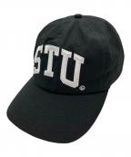 stussyステューシー）の古着「キャップ/STU Arch Strapback Cap」｜ブラック
