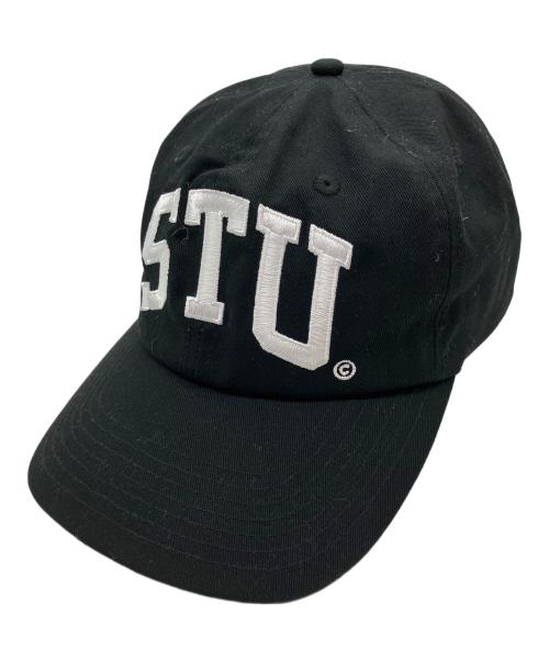 stussy（ステューシー）stussy (ステューシー) キャップ/STU Arch Strapback Cap ブラックの古着・服飾アイテム