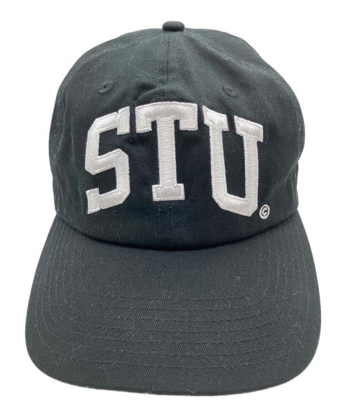 stussy（ステューシー）stussy (ステューシー) キャップ/STU Arch Strapback Cap ブラックの古着・服飾アイテム