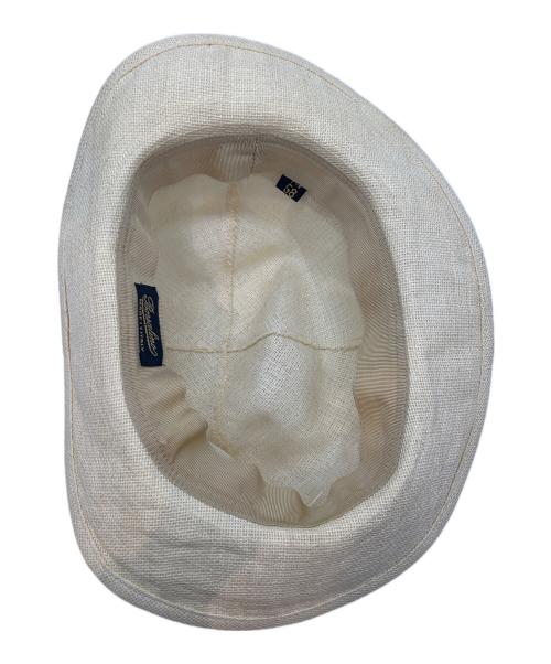 BORSALINO（ボルサリーノ）BORSALINO (ボルサリーノ) パナマハット アイボリー サイズ:58cmの古着・服飾アイテム