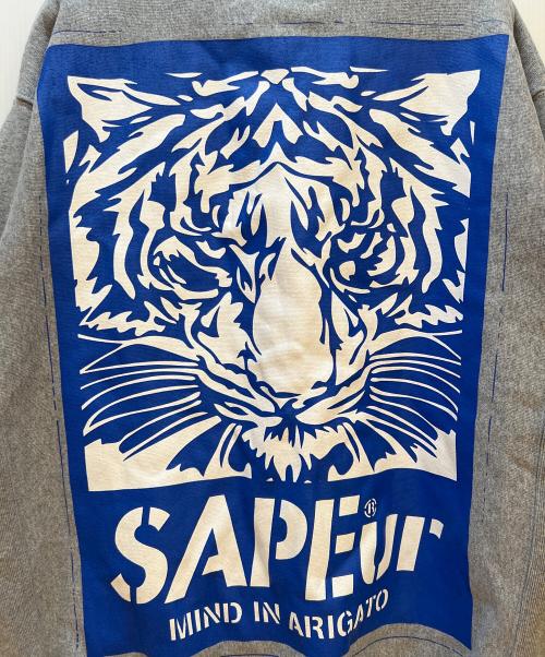 SAPEur（サプール）SAPEur (サプール) クルーネックスウェット グレー サイズ:Mの古着・服飾アイテム