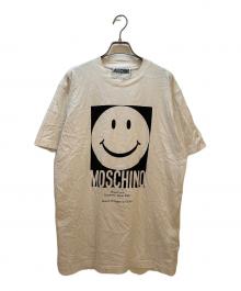 MOSCHINO（モスキーノ）の古着「プリントTシャツ」｜ホワイト×ブラック