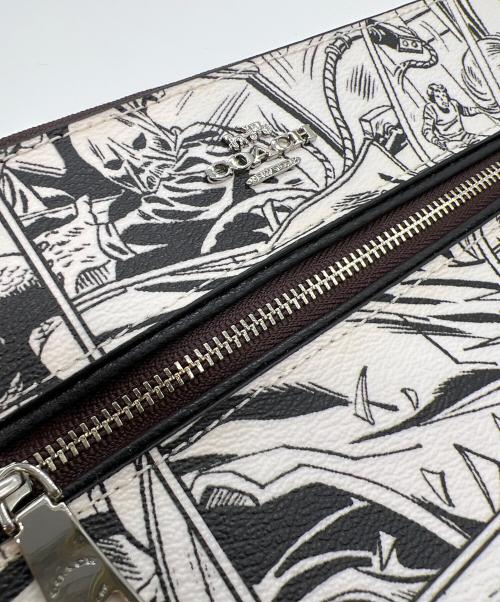 COACH（コーチ）COACH (コーチ) MARVEL (マーベル) セカンドバッグ ホワイト×ブラックの古着・服飾アイテム
