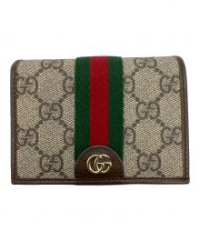 GUCCI（グッチ）の古着「スモールウォレット/GG･オフィディア」｜ベージュ