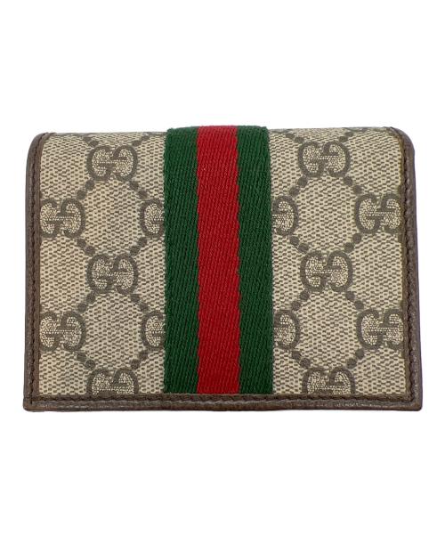 GUCCI（グッチ）GUCCI (グッチ) スモールウォレット/GG･オフィディア ベージュの古着・服飾アイテム