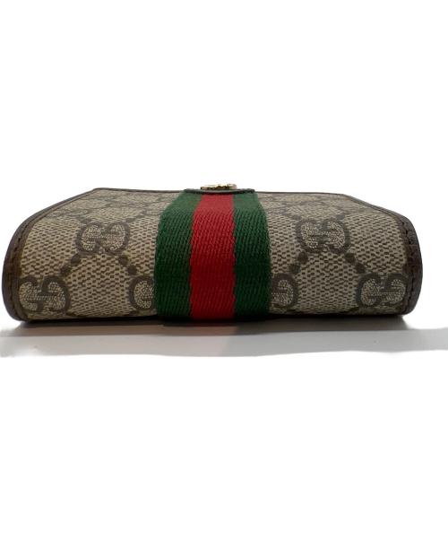 GUCCI（グッチ）GUCCI (グッチ) スモールウォレット/GG･オフィディア ベージュの古着・服飾アイテム