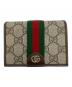 GUCCI（グッチ）の古着「スモールウォレット/GG･オフィディア」｜ベージュ