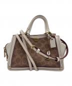 COACHコーチ）の古着「2WAYショルダーバッグ/シグネチャー」