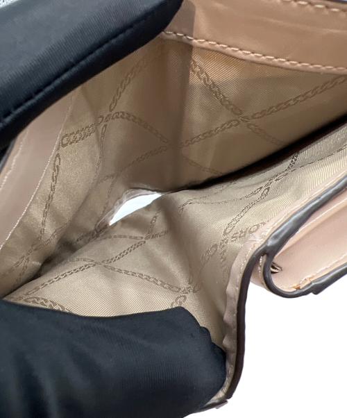 MICHAEL KORS（マイケルコース）MICHAEL KORS (マイケルコース) 2つ折り財布 ピンク×ブラウンの古着・服飾アイテム
