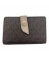 MICHAEL KORS (マイケルコース) 2つ折り財布 ピンク×ブラウン：6000円