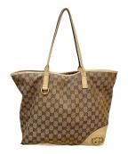 GUCCIグッチ）の古着「トートバッグ/GG」｜ベージュ