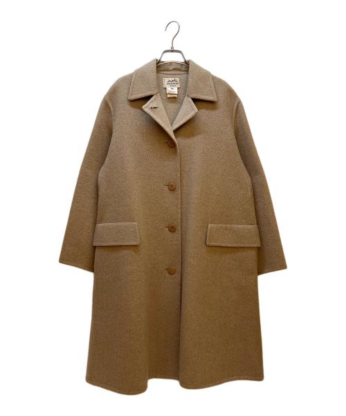 HERMES（エルメス）HERMES (エルメス) カシミヤコート ベージュ サイズ:38の古着・服飾アイテム