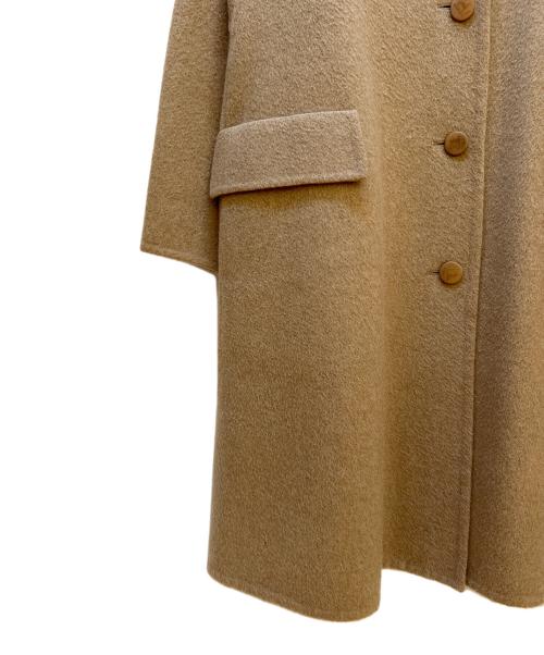 HERMES（エルメス）HERMES (エルメス) カシミヤコート ベージュ サイズ:38の古着・服飾アイテム