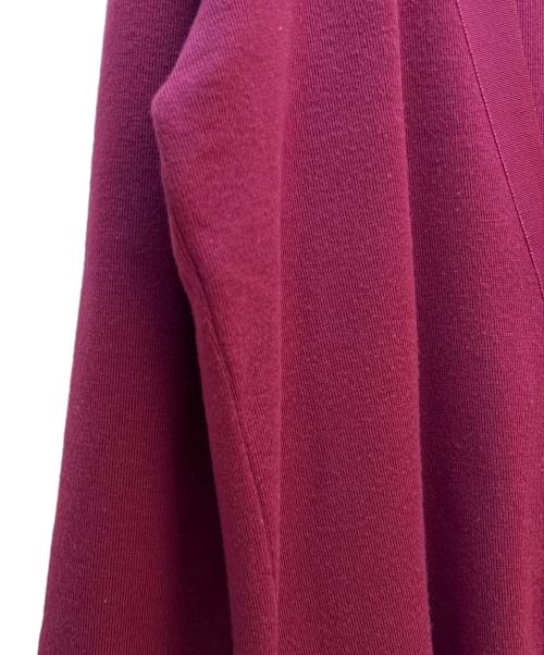 Salvatore Ferragamo（サルヴァトーレ フェラガモ）Salvatore Ferragamo (サルヴァトーレ フェラガモ) 厚手カーディガン ワインレッド サイズ:Mの古着・服飾アイテム