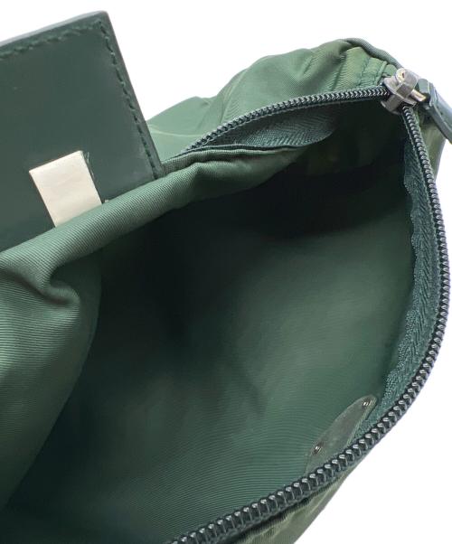 PRADA（プラダ）PRADA (プラダ) コスメポーチ グリーンの古着・服飾アイテム