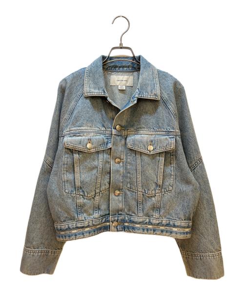 Calvin Klein Jeans（カルバンクラインジーンズ）Calvin Klein Jeans (カルバンクラインジーンズ) デニムジャケット ブルー サイズ:XSの古着・服飾アイテム